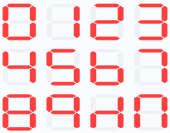 7 segment display