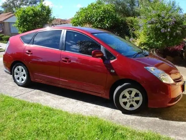 prius in driveway