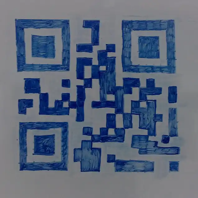 wonky qr code