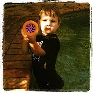 s with water pistol