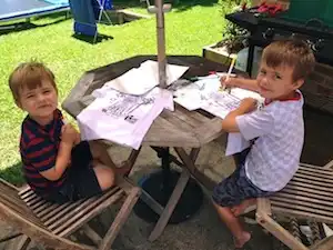 The Marsh Cast tshirt painting