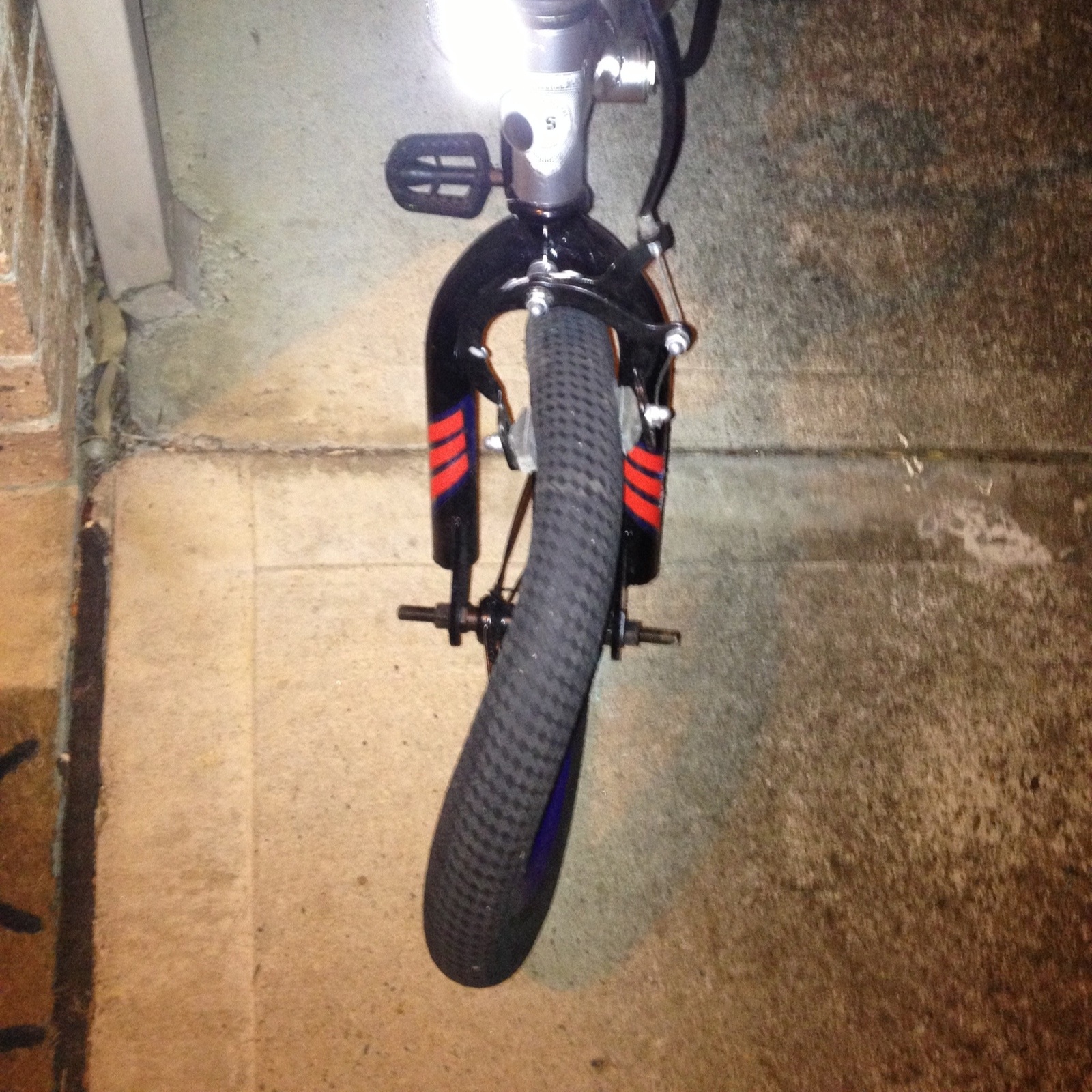 bent bike wheel